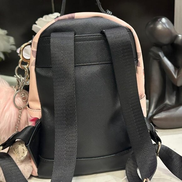 Dream Control Floral Mini Backpack Pink Butterfly Print Cute Backpack - Picture 3 of 5